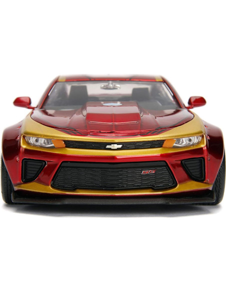 Auto de fundición Jada Toys 2016 Chevy Camaro SS Iron Man 27.94 cm Auto de fundición Jada Toys 2016 Chevy Camaro SS Iron Man 27.94 cm