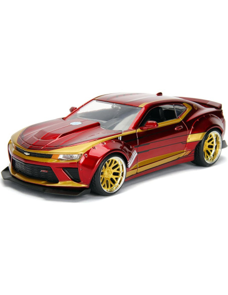 Auto de fundición Jada Toys 2016 Chevy Camaro SS Iron Man 27.94 cm Auto de fundición Jada Toys 2016 Chevy Camaro SS Iron Man 27.94 cm