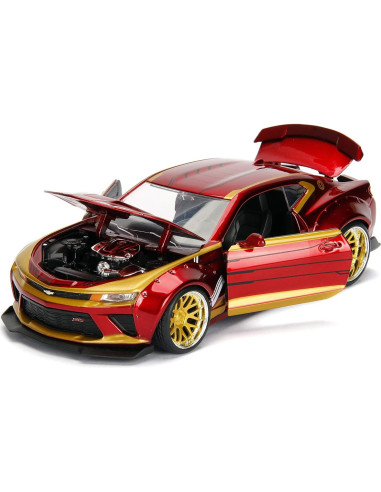 Auto de fundición Jada Toys 2016 Chevy Camaro SS Iron Man 27.94 cm
