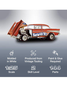 Kit de Modelo 1957 Chevy Bel Air MPC 1:25 para Coleccionistas 2