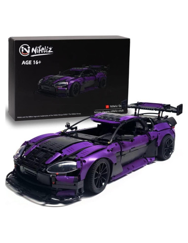 Nifeliz GT4 MOC Coche de Construcción 3850 Piezas 1:8