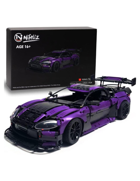 Nifeliz GT4 MOC Coche de Construcción 3850 Piezas 1:8
