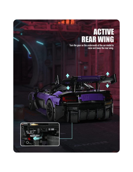 Nifeliz GT4 MOC Coche de Construcción 3850 Piezas 1:8