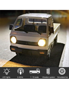 Coche RC Pickup Drift Spobot DPX-D12 1:10 2WD 2 Baterías 2