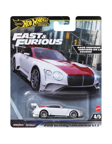 Hot Wheels Coche Metal Escala 1:64 Rápido y Furioso