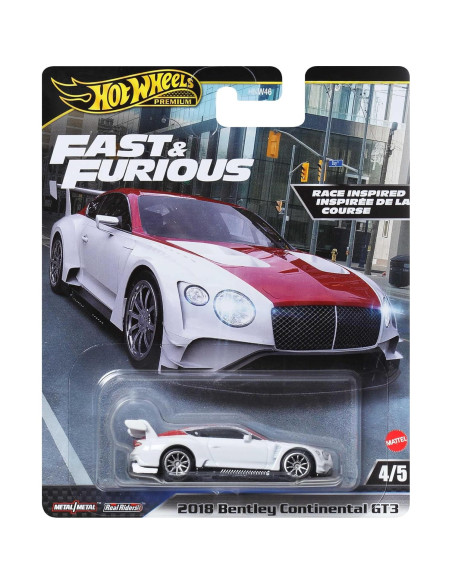 Hot Wheels Coche Metal Escala 1:64 Rápido y Furioso