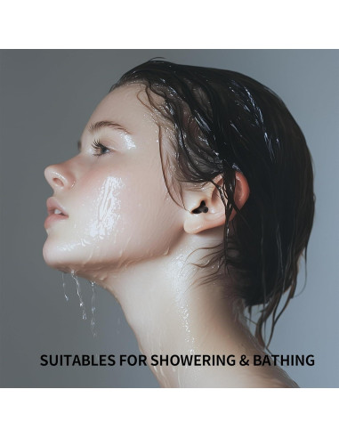 2 Juegos de Tapones de Silicona Impermeables para Nadar Dizokizo