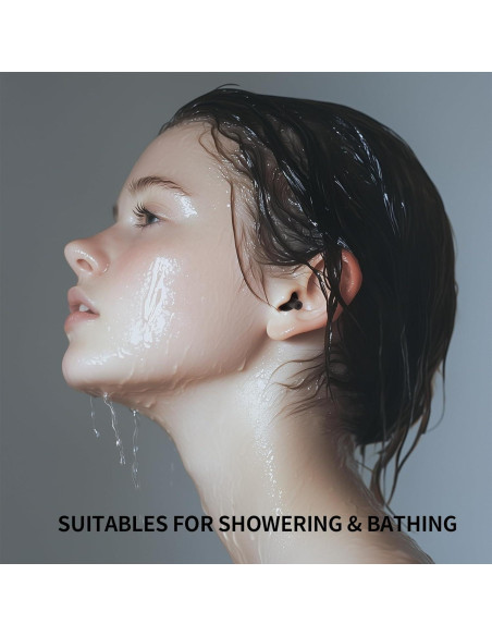 2 Juegos de Tapones de Silicona Impermeables para Nadar Dizokizo