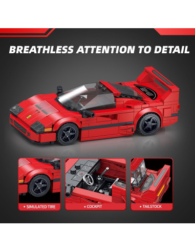 Kit de Construcción de Autos VGD 322PCS con Exhibidor