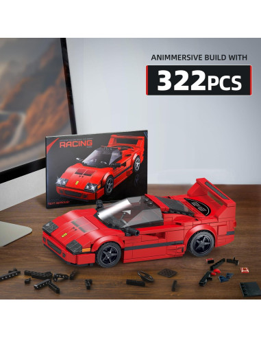 Kit de Construcción de Autos VGD 322PCS con Exhibidor