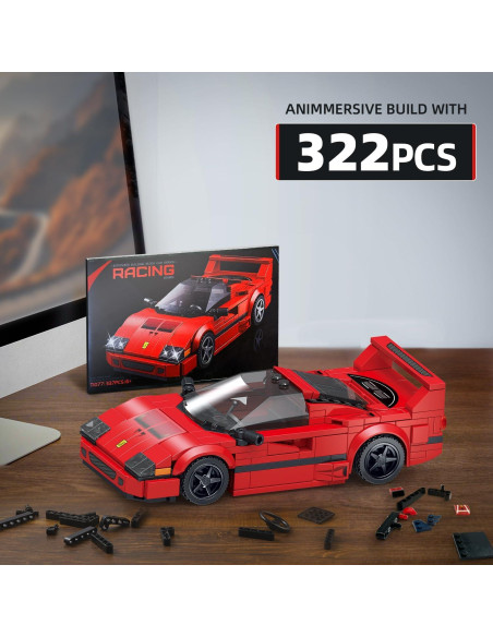 Kit de Construcción de Autos VGD 322PCS con Exhibidor