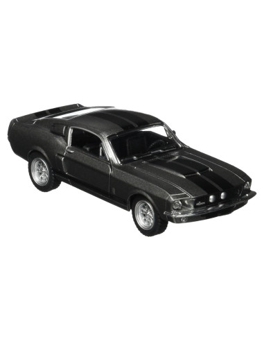 KiNSMART 1967 Ford Shelby Mustang GT500 Gris 1:38 Escala