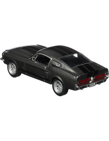 KiNSMART 1967 Ford Shelby Mustang GT500 Gris 1:38 Escala