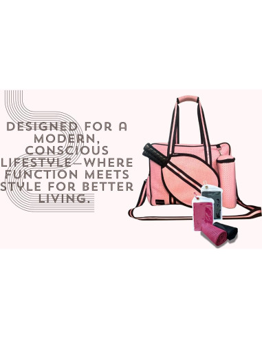 Bolsa de Pickleball Buuvu Pklb-g con 2 Toallas y Correa Ajustable