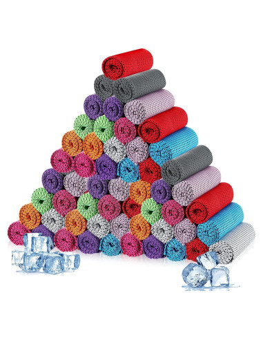 Paquete de 500 Toallas Enfriadoras Maitys Microfibra 81x30cm