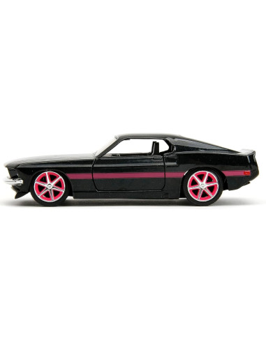 Coche de Metal 1:32 Jada Toys Ford Mustang Negro/Rosado