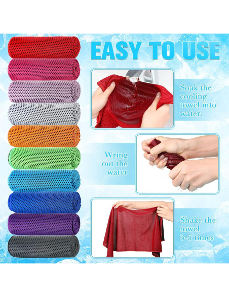 Paquete de 500 Toallas Enfriadoras Maitys Microfibra 81x30cm