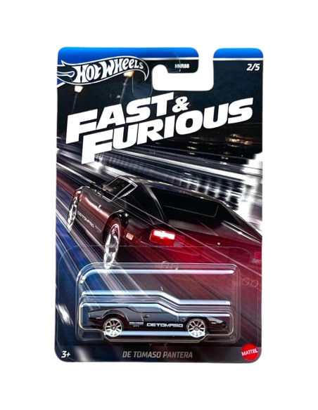 Auto Die Cast Hot Wheels Rápido y Furioso Pantera 1:64 Auto Die Cast Hot Wheels Rápido y Furioso Pantera 1:64