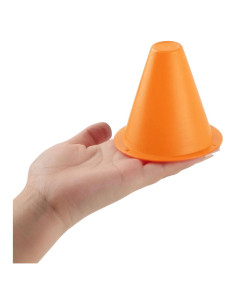 Conos de Fútbol Cyrank 10PCS Naranja 8.5cm Entrenamiento