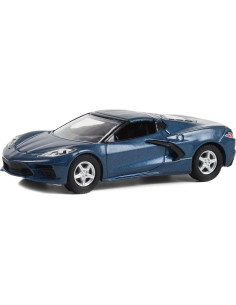 Coche Diecast 1:64 Chevrolet Corvette C8 Gris Greenlight 2