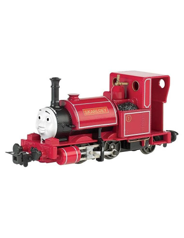 Locomotora de vapor Skarloey Bachmann 6.35x1.91x3.81cm