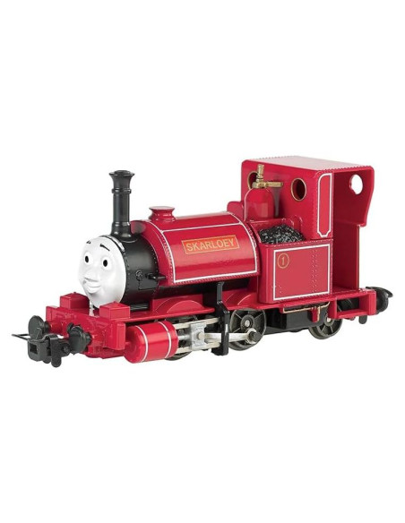 Locomotora de vapor Skarloey Bachmann 6.35x1.91x3.81cm
