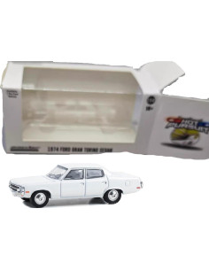 Coche Policía Diecast Greenlight 43011N 1:64 Blanco 2