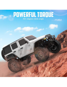 Coche RC 1/24 RCSHOBBY Crawler 4X4 Todo Terreno LED 2