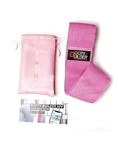 Banda de Resistencia Antideslizante Booty Builder Rosa 1 Unidad