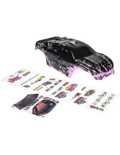 Cuerpo RC SummitLink Rosa Sucio 1/10 para Rustler 2WD 2