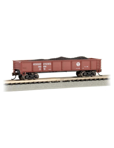 Carro Gondola Bachmann PRR Rojo Tuscan Carga Carbón Escala N