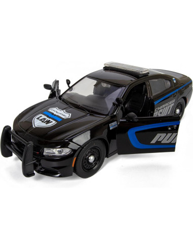 Coche de Policía Dodge Charger 2023 Motormax 1:24 Diecast