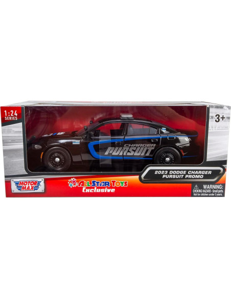 Coche de Policía Dodge Charger 2023 Motormax 1:24 Diecast Coche de Policía Dodge Charger 2023 Motormax 1:24 Diecast