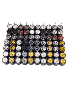 Conjunto de 10 Ruedas Mixtas Real Riders 1:64 - Hot Wheels