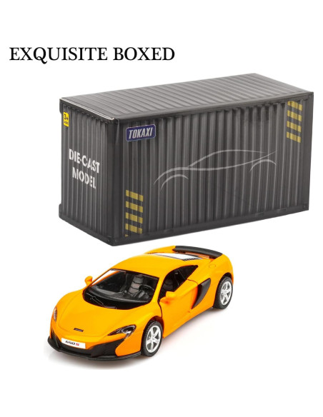 Coche de metal TOKAXI McLaren 650S a escala 1/36 retroceso Coche de metal TOKAXI McLaren 650S a escala 1/36 retroceso