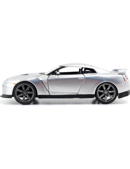 Rápido y Furioso Jada 2009 Nissan GT-R R35 Die-Cast Plata