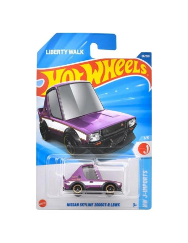 Hot Wheels Nissan Skyline 2000GT-R LBWK Púrpura 1:5