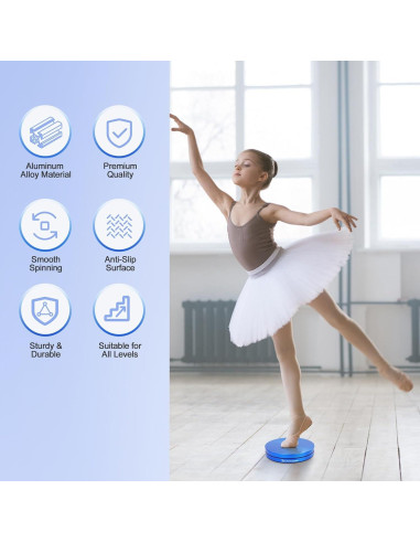 Disco de Giro de Ballet Jomuyee DTD-1 Antideslizante Azul