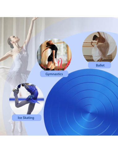 Disco de Giro de Ballet Jomuyee DTD-1 Antideslizante Azul