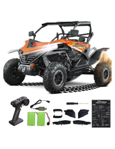 Coche RC Todo Terreno Hitish 1:12 con Luz LED y 2 Baterías