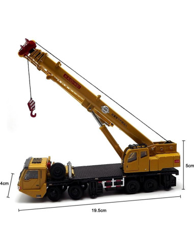Grúa Pesada eMart 1:55 Juguete Educativo Amarillo