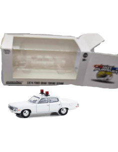 Greenlight 43011L Matador Policía 1:64 Blanco con Luz 2