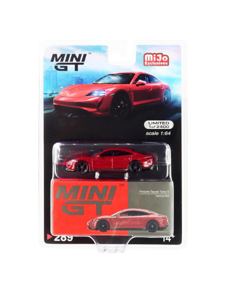 Coche Diecast Taycan Turbo S Edición Limitada 1/64