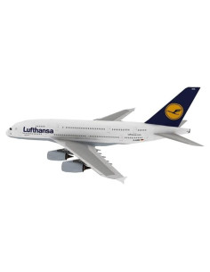 Modelo avión A380 Lufthansa 16x10x9 cm para colección