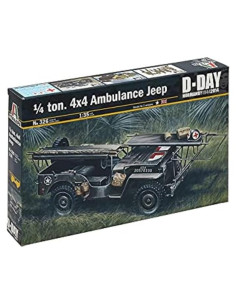 Italeri 510000326 - Kit Modelo 1/4 Ton 4x4 Ambulancia Jeep 1:35