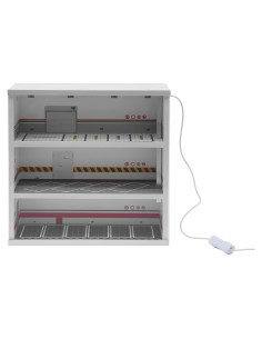 Vitrina para Autos 1:64 Jiabailie 3 Niveles con LED