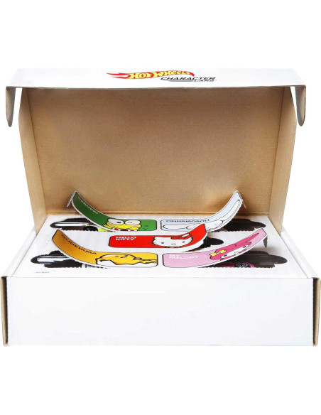 Hot Wheels Sanrio 5-Pack Coche Carácter 1:64 Hello Kitty y Más