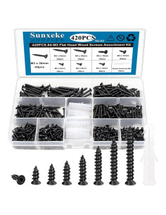 Kit de 420 Tornillos M3 y Anclajes M6 Sunxeke - Autoperforantes