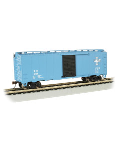 Caja de Carga Bachmann 40' Boston & Maine HO Azul Detallada