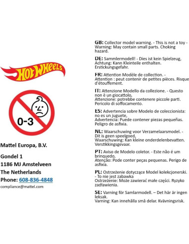 Auto Die Cast Hot Wheels 1966 Chevy Impala 1:64 Púrpura